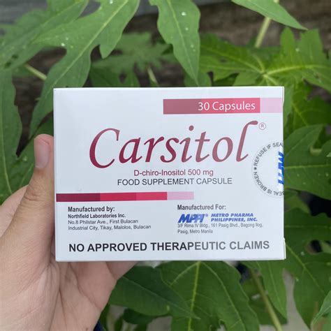 Carsitol 500mg Capsule ( D.